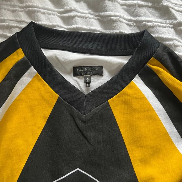 rag & bone Optical Moto Long Sleeve Tunic Tee | FW16 - Picture 4 of 4